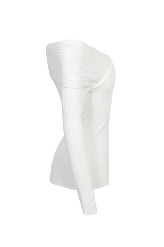 Whitney White Off Shoulder Top
