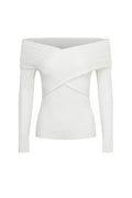 Whitney White Off Shoulder Top